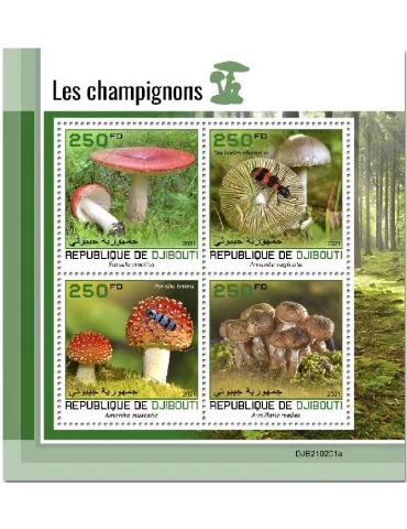 n° 3455/3458 - Timbre DJIBOUTI Poste