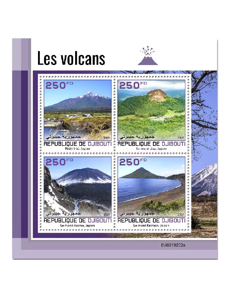 n° 3459/3462 - Timbre DJIBOUTI Poste