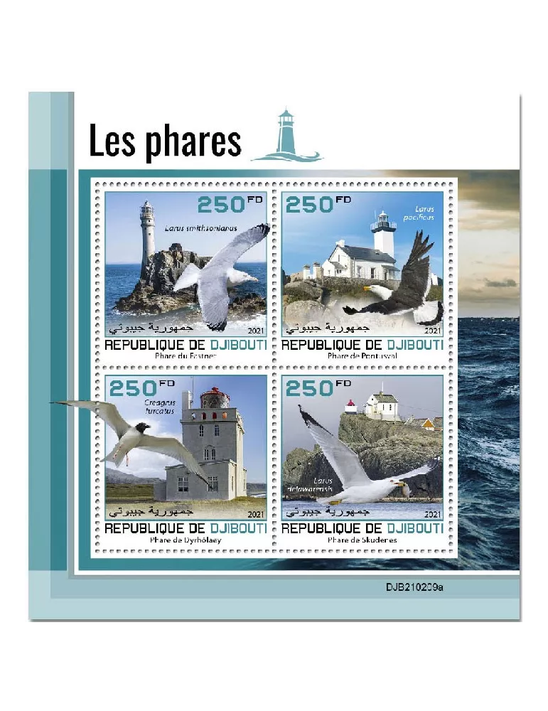 n° 3487/3490 - Timbre DJIBOUTI Poste