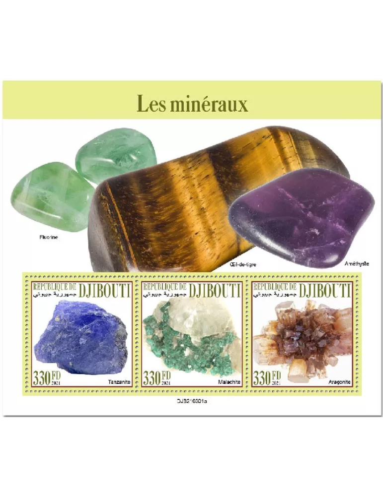 n° 3541/3543 - Timbre DJIBOUTI Poste