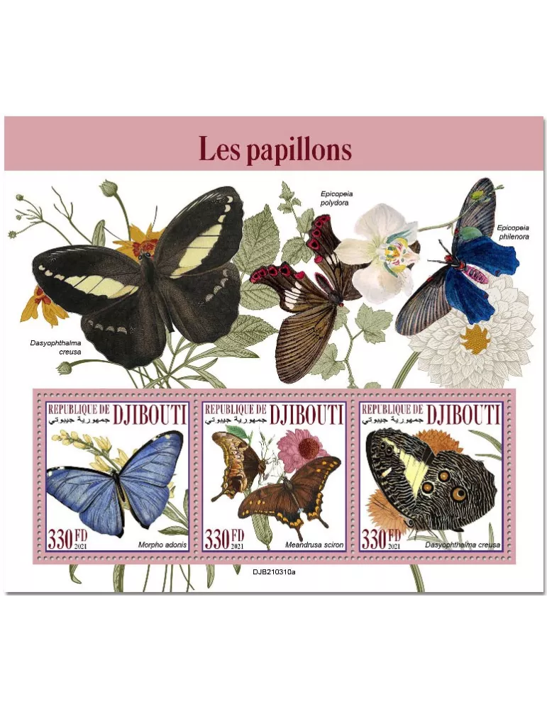 n° 3568/3570 - Timbre DJIBOUTI Poste