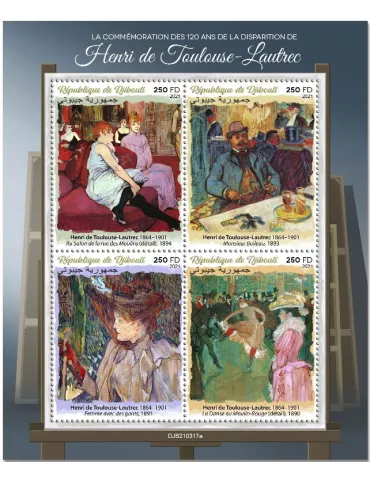 n° 3591/3593 - Timbre DJIBOUTI Poste