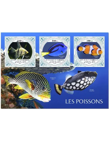 n° 3625/3627 - Timbre DJIBOUTI Poste