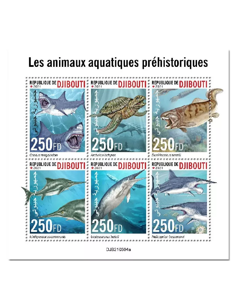 n° 3682/3687 - Timbre DJIBOUTI Poste