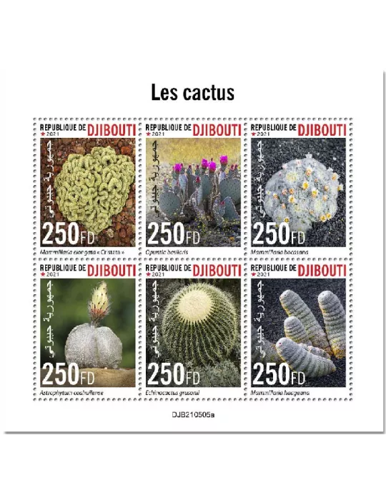 n° 3688/3693 - Timbre DJIBOUTI Poste