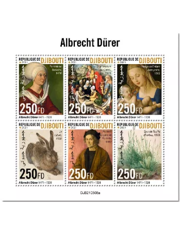n° 3704/3709 - Timbre DJIBOUTI Poste