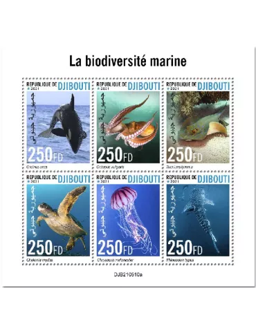 n° 3716/3721 - Timbre DJIBOUTI Poste