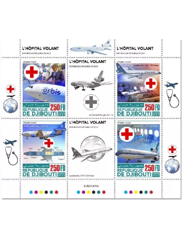 n° 3797/3800 - Timbre DJIBOUTI Poste