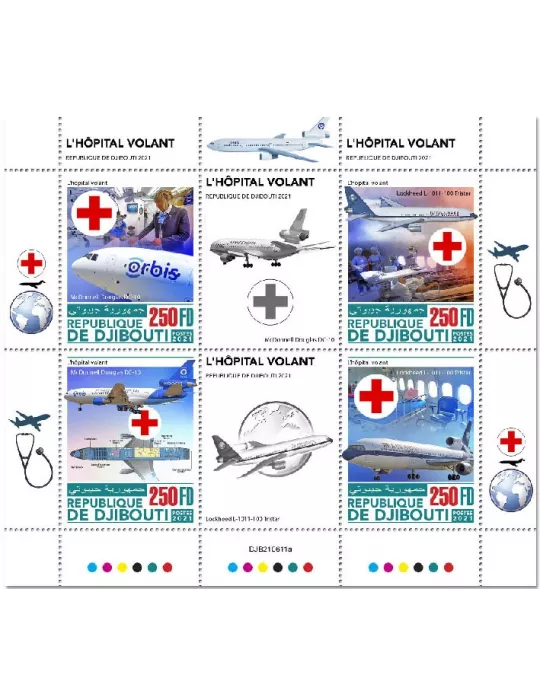 n° 3797/3800 - Timbre DJIBOUTI Poste