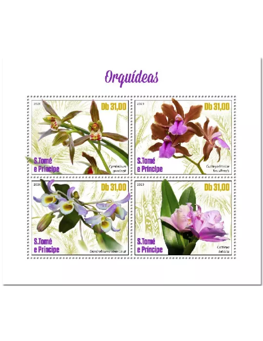 n° 7249/7252 - Timbre SAINT-THOMAS ET PRINCE Poste