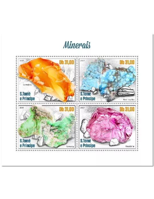 n° 7253/7256 - Timbre SAINT-THOMAS ET PRINCE Poste