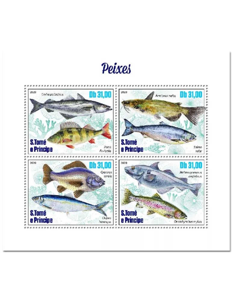 n° 7269/7272 - Timbre SAINT-THOMAS ET PRINCE Poste