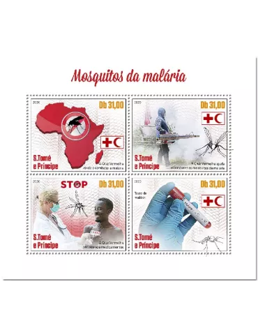 n° 7281/7284 - Timbre SAINT-THOMAS ET PRINCE Poste