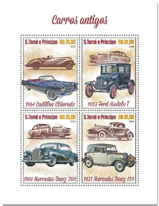 n° 7285/7288 - Timbre SAINT-THOMAS ET PRINCE Poste