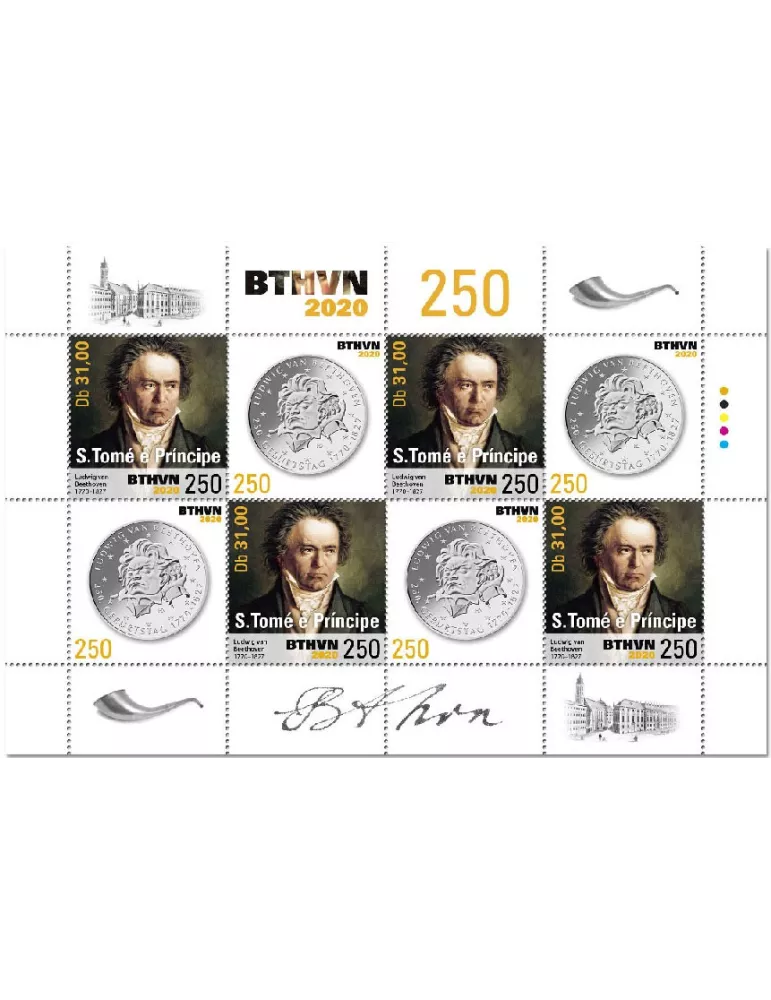 n° 7319/7320 - Timbre SAINT-THOMAS ET PRINCE Poste