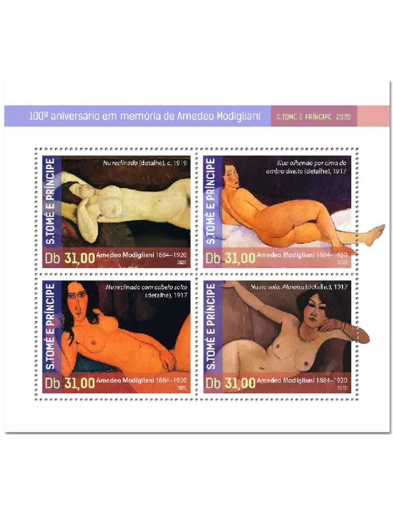 n° 7325/7328 - Timbre SAINT-THOMAS ET PRINCE Poste