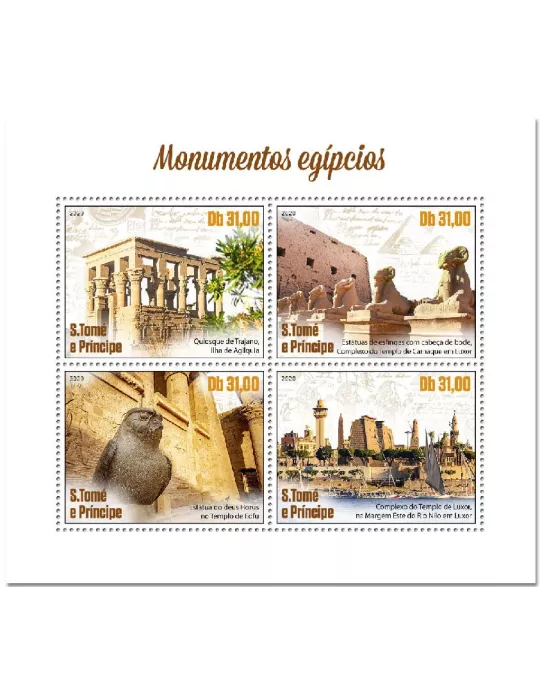 n° 7333/7336 - Timbre SAINT-THOMAS ET PRINCE Poste