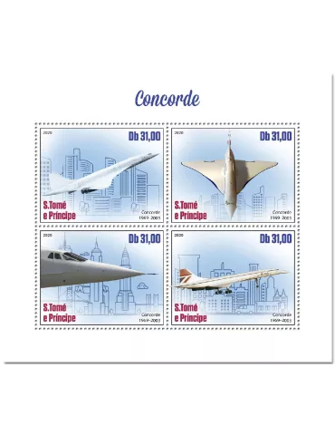 n° 7349/7352 - Timbre SAINT-THOMAS ET PRINCE Poste