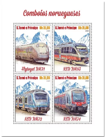 n° 7361/7364 - Timbre SAINT-THOMAS ET PRINCE Poste