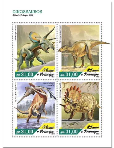 n° 7383/7386 - Timbre SAINT-THOMAS ET PRINCE Poste