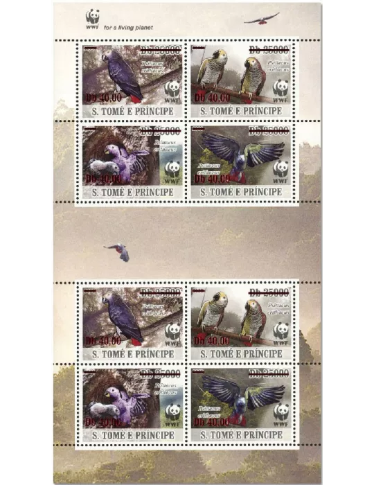 n° 7405/7408 - Timbre SAINT-THOMAS ET PRINCE Poste