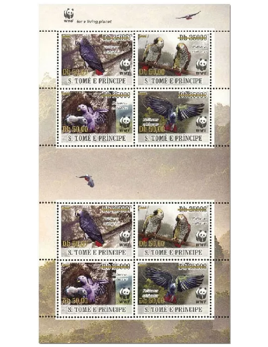 n° 7409/7412 - Timbre SAINT-THOMAS ET PRINCE Poste