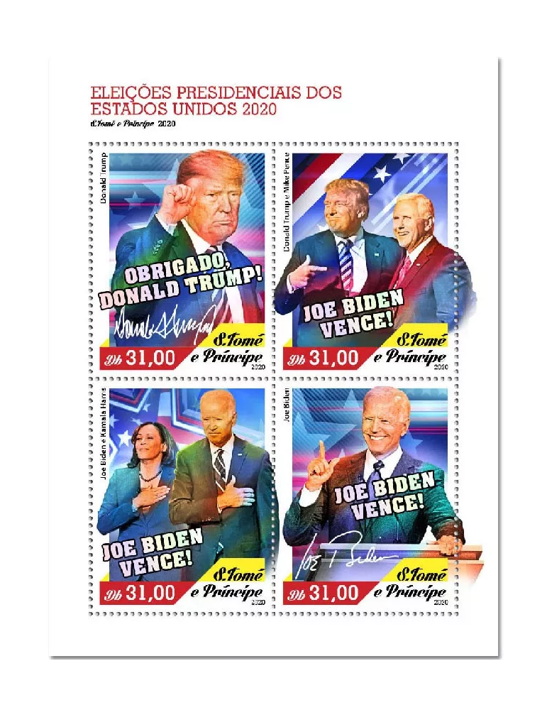 n° 7429/7432 - Timbre SAINT-THOMAS ET PRINCE Poste