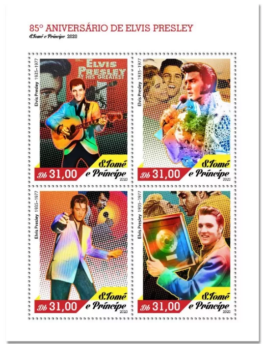 n° 7433/7436 - Timbre SAINT-THOMAS ET PRINCE Poste