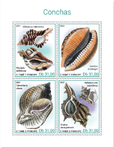 n° 7657/7660 - Timbre SAINT-THOMAS ET PRINCE Poste