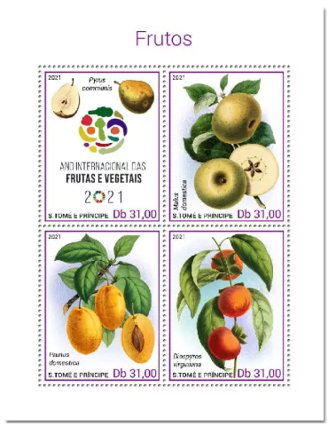 n° 7665/7668 - Timbre SAINT-THOMAS ET PRINCE Poste