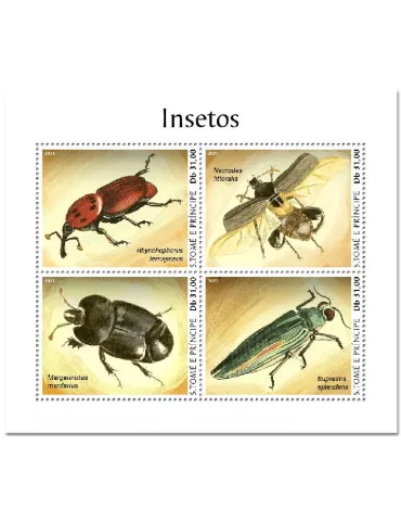 n° 7717/7720 - Timbre SAINT-THOMAS ET PRINCE Poste