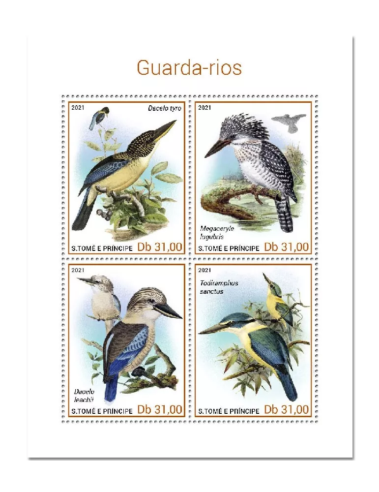 n° 7733/7736 - Timbre SAINT-THOMAS ET PRINCE Poste