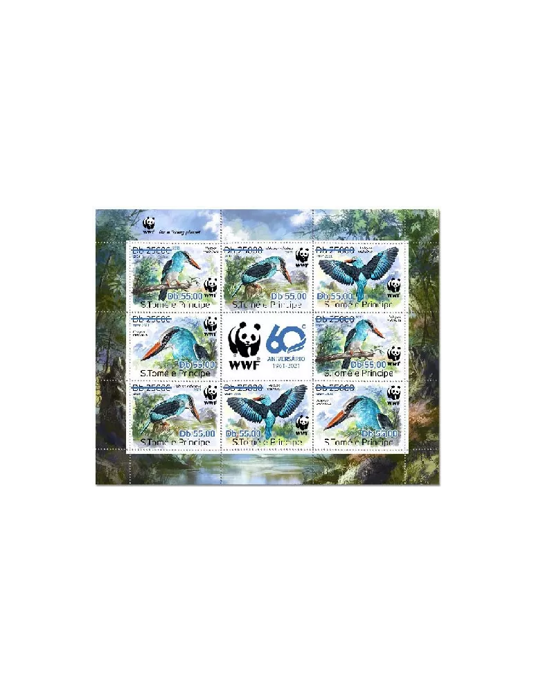 n° 7809/7812 - Timbre SAINT-THOMAS ET PRINCE Poste