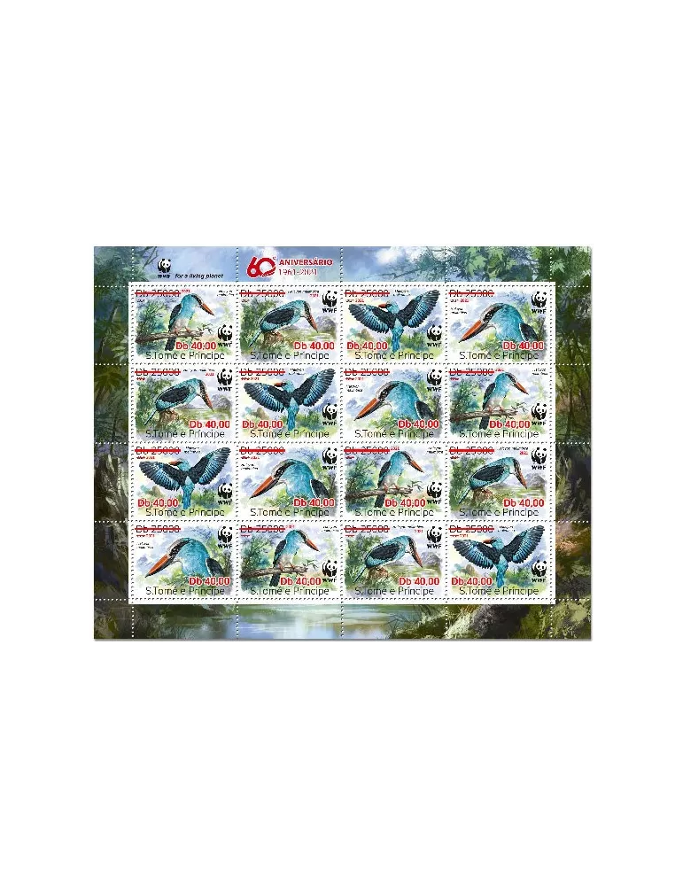 n° 7813/7816 - Timbre SAINT-THOMAS ET PRINCE Poste