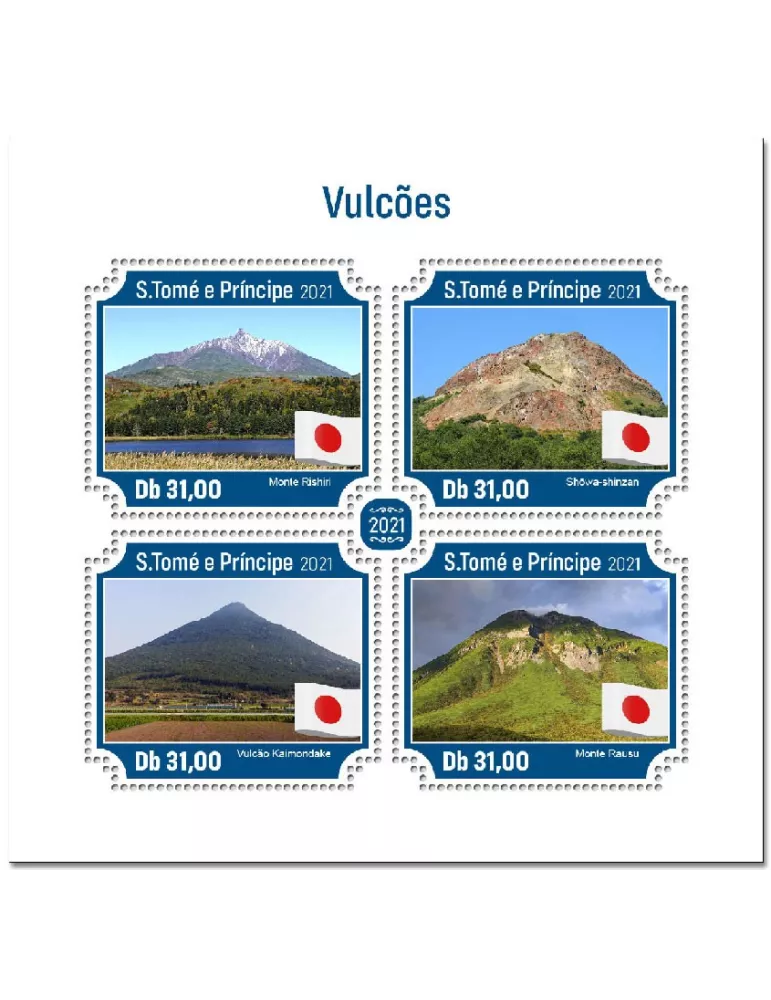 n° 7841/7844 - Timbre SAINT-THOMAS ET PRINCE Poste