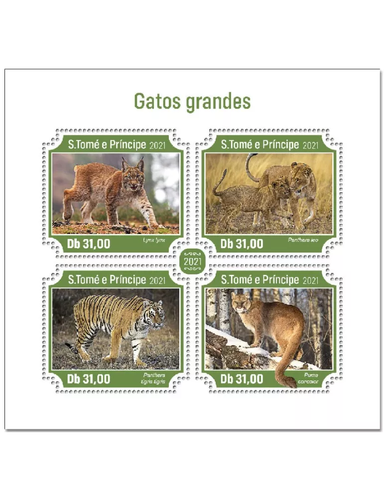 n° 7865/7868 - Timbre SAINT-THOMAS ET PRINCE Poste