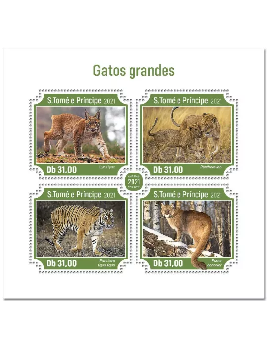 n° 7865/7868 - Timbre SAINT-THOMAS ET PRINCE Poste