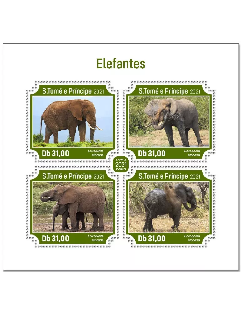 n° 7869/7872 - Timbre SAINT-THOMAS ET PRINCE Poste