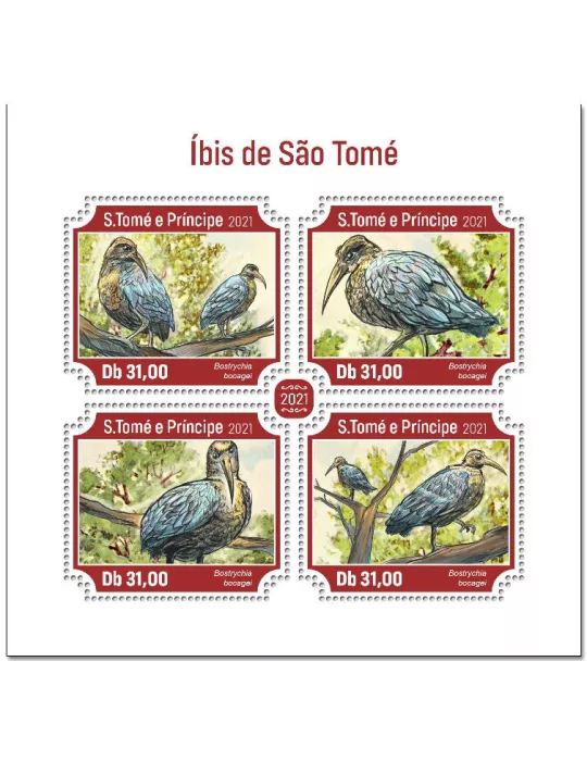 n° 7881/7884 - Timbre SAINT-THOMAS ET PRINCE Poste