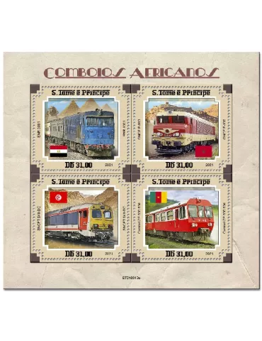 n° 7909/7912 - Timbre SAINT-THOMAS ET PRINCE Poste