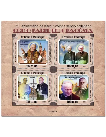 n° 7921/7924 - Timbre SAINT-THOMAS ET PRINCE Poste