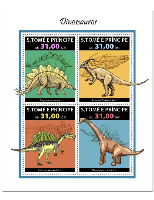 n° 7984/7987 - Timbre SAINT-THOMAS ET PRINCE Poste