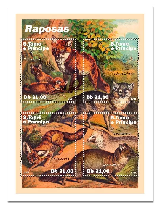 n° 7990/7993 - Timbre SAINT-THOMAS ET PRINCE Poste