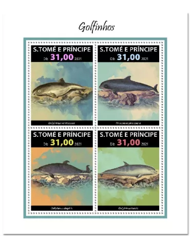 n° 7998/8001 - Timbre SAINT-THOMAS ET PRINCE Poste