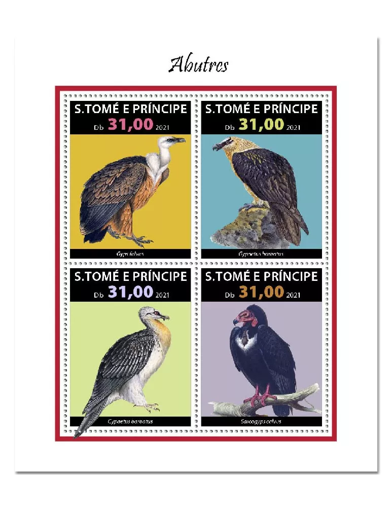 n° 8010/8013 - Timbre SAINT-THOMAS ET PRINCE Poste