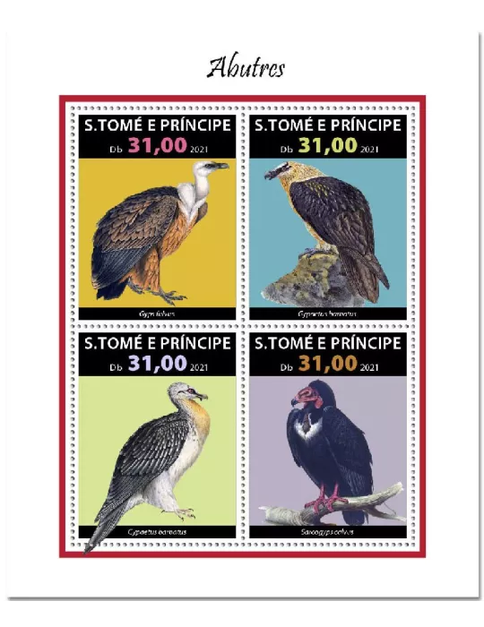 n° 8010/8013 - Timbre SAINT-THOMAS ET PRINCE Poste