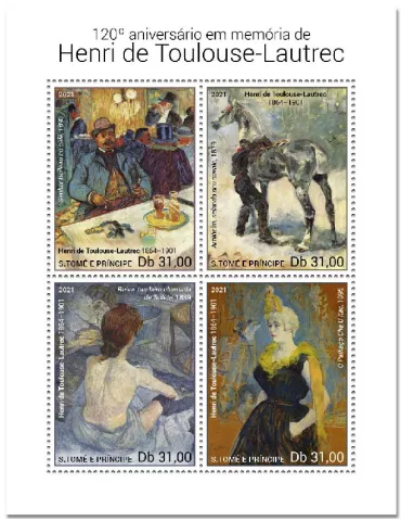 n° 8030/8033 - Timbre SAINT-THOMAS ET PRINCE Poste