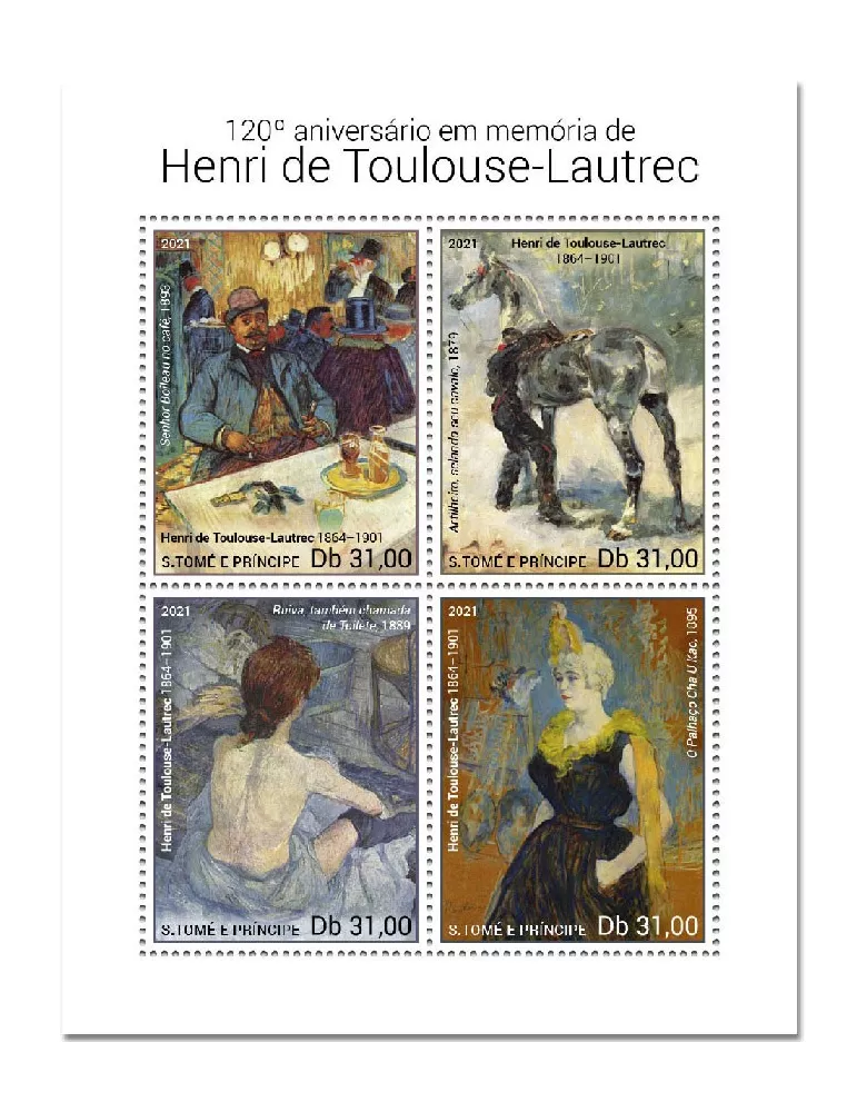 n° 8030/8033 - Timbre SAINT-THOMAS ET PRINCE Poste