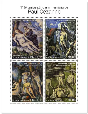 n° 8034/8037 - Timbre SAINT-THOMAS ET PRINCE Poste