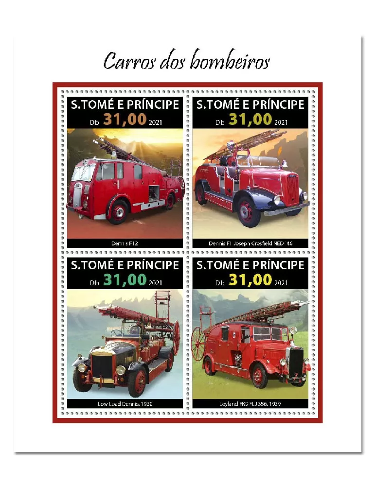 n° 8046/8049 - Timbre SAINT-THOMAS ET PRINCE Poste